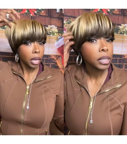 Amazon.com : Vanessa Synthetic Thumb Part HD Lace Front Wig - TRMB